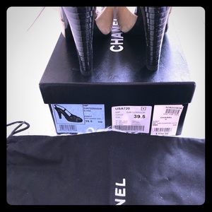 100%Original Authentic Chanel Slingback  heels